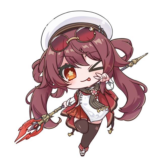 原神　胡桃　非公式アクリルキーホルダー