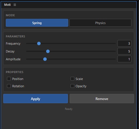 【After Effects スクリプト】moti