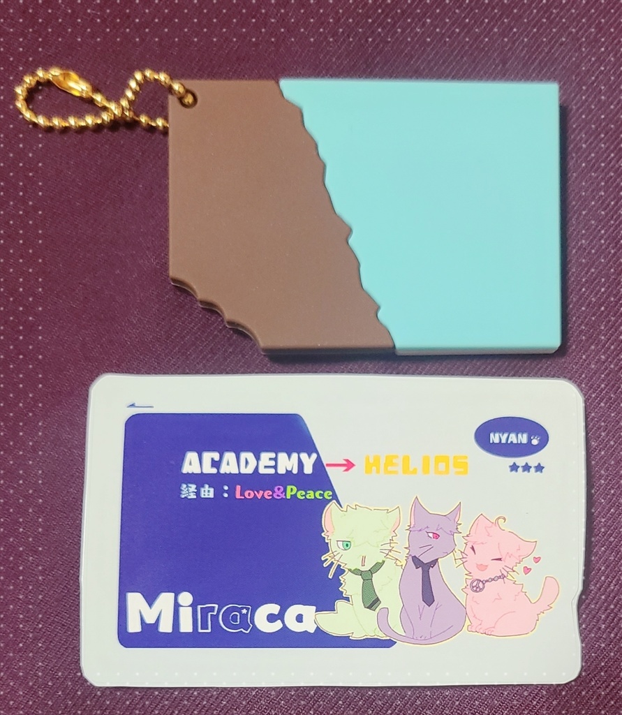 板チョコモチーフキーホルダー🍫