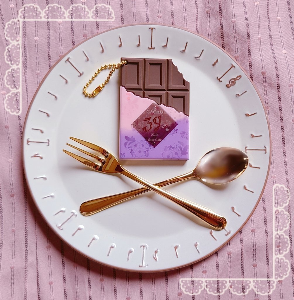 板チョコモチーフキーホルダー🍫