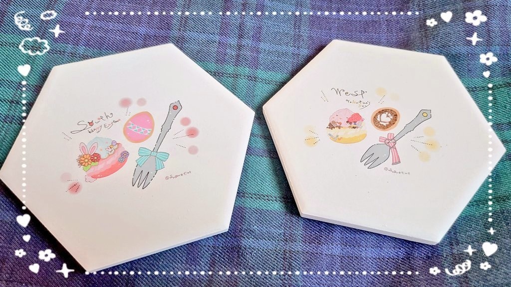 セクイベ白雲石コースター