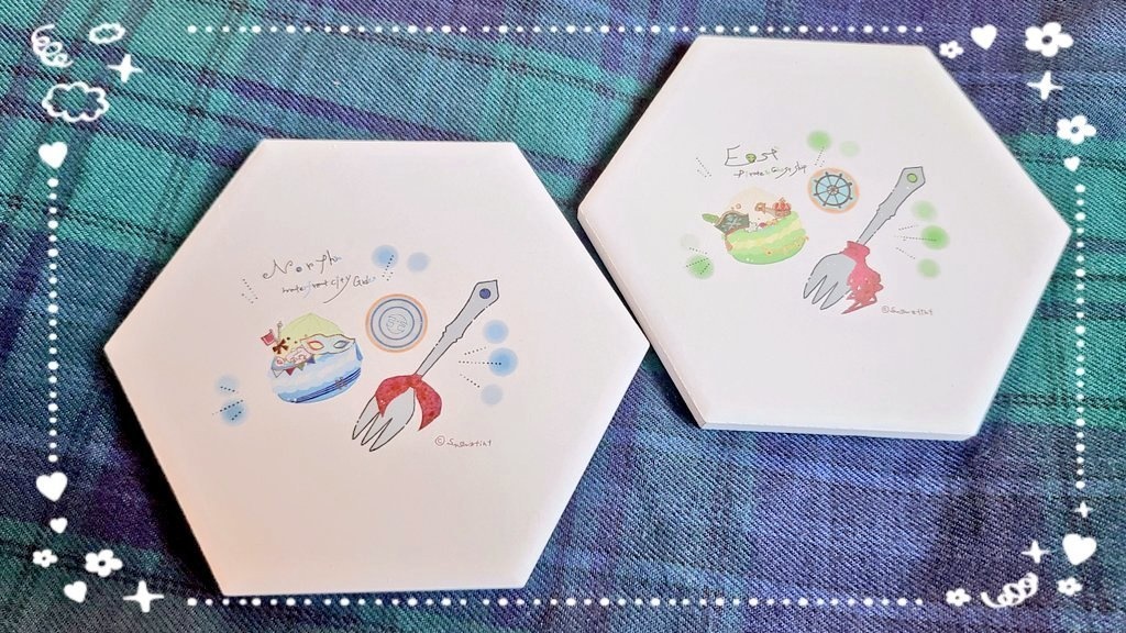 セクイベ白雲石コースター