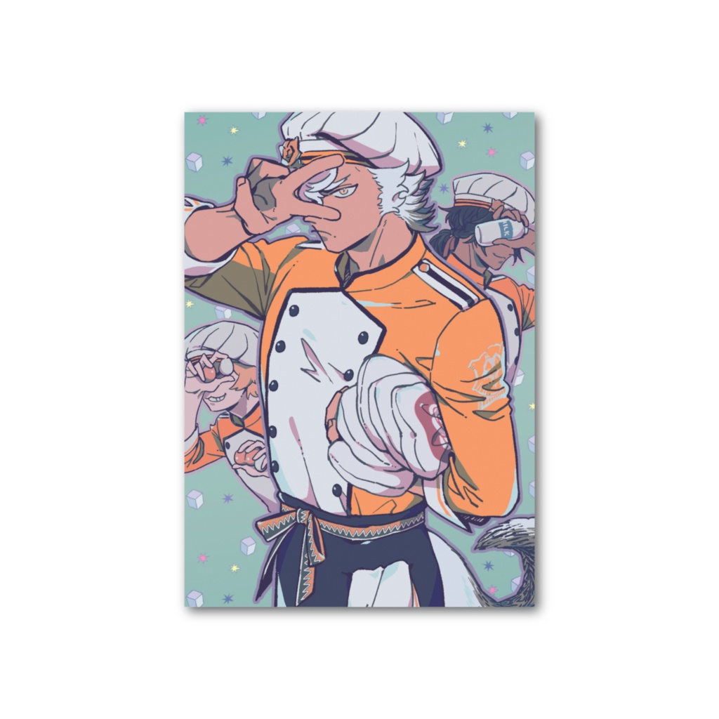 フォト風カード両面・スイーツ革命sbn