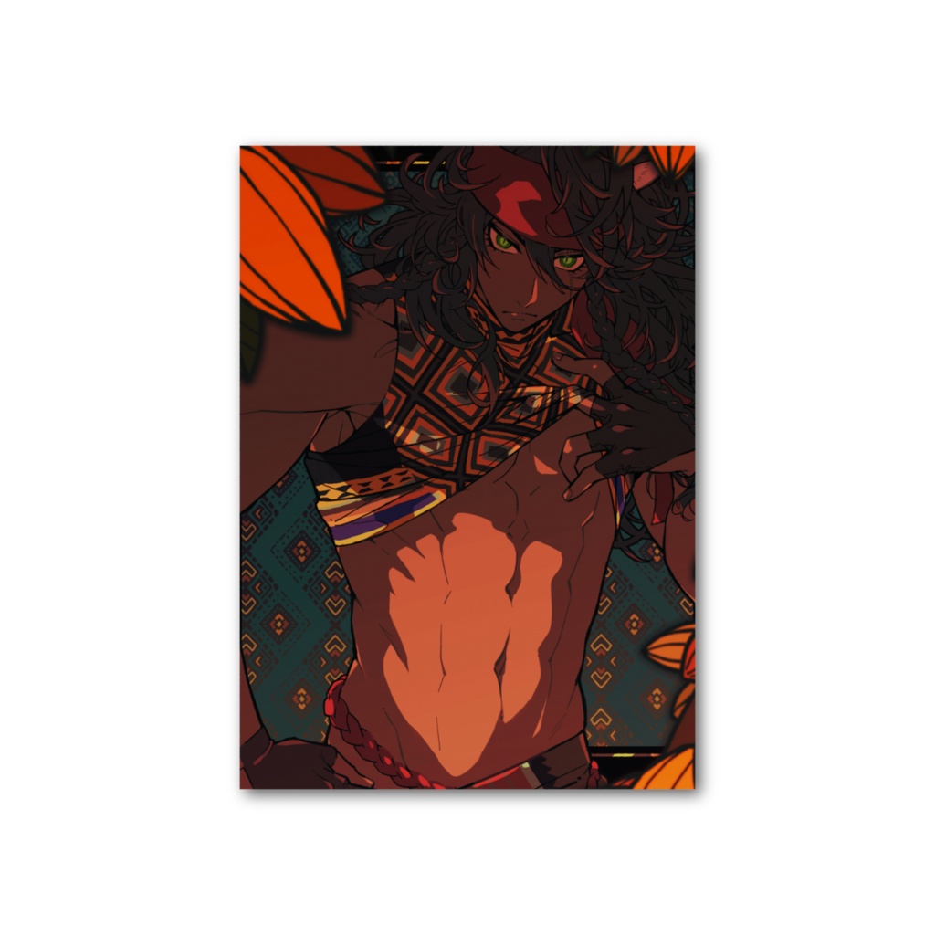 フォト風カード両面・腹筋板チョコjklo