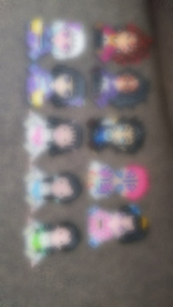 アイロンビーズ図案 鬼滅F 10枚セット