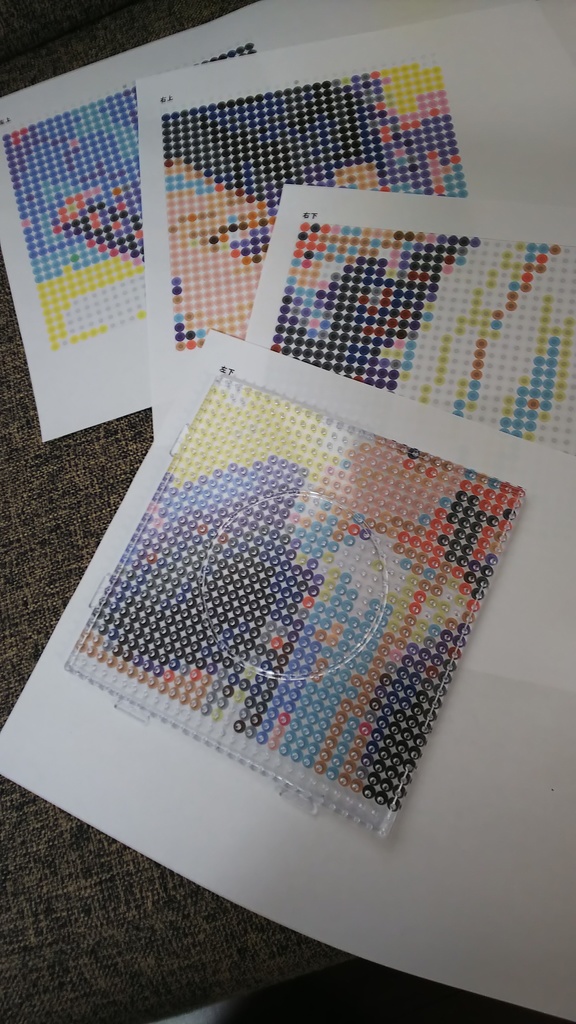 【蟲柱】大人のアイロンビーズ図案④