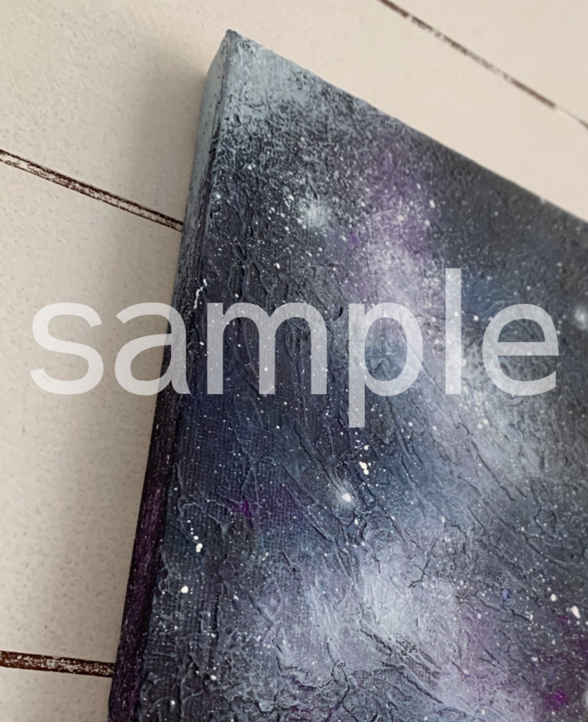 【抽象画】宇宙のテクスチャーアート【アブストラクトアート】