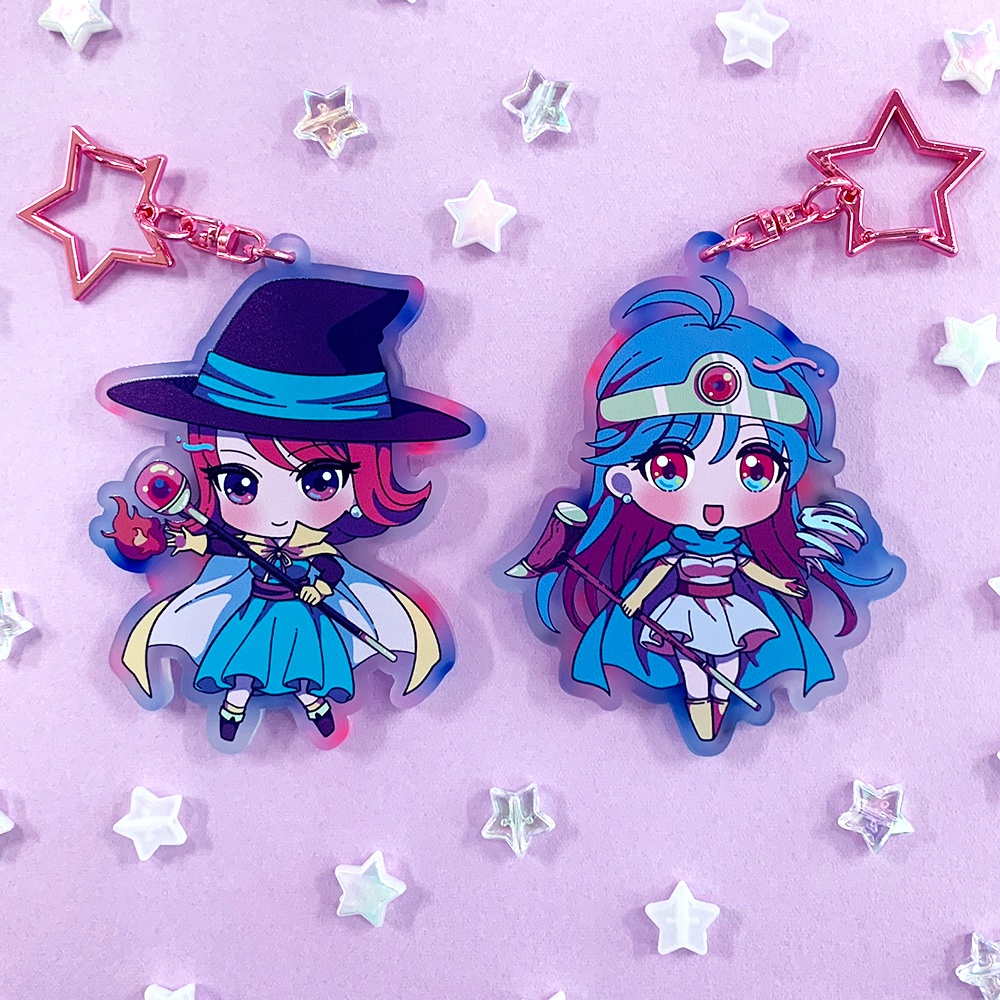 DQ3アクリルキーホルダー(女魔法使い・女賢者)