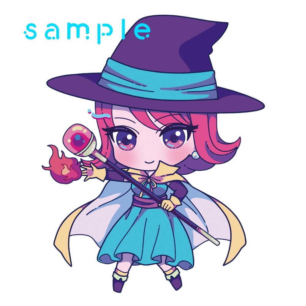 DQ3アクリルキーホルダー(女魔法使い・女賢者)