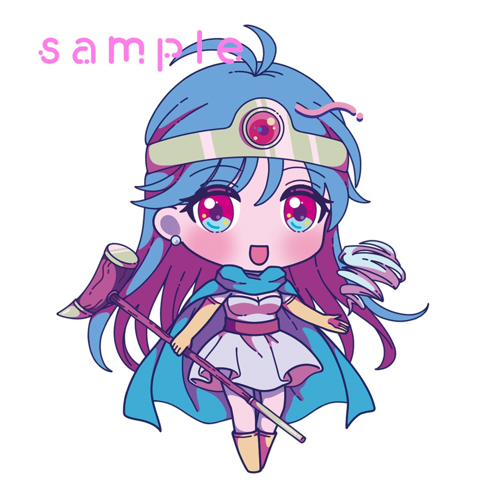 DQ3アクリルキーホルダー(女魔法使い・女賢者)