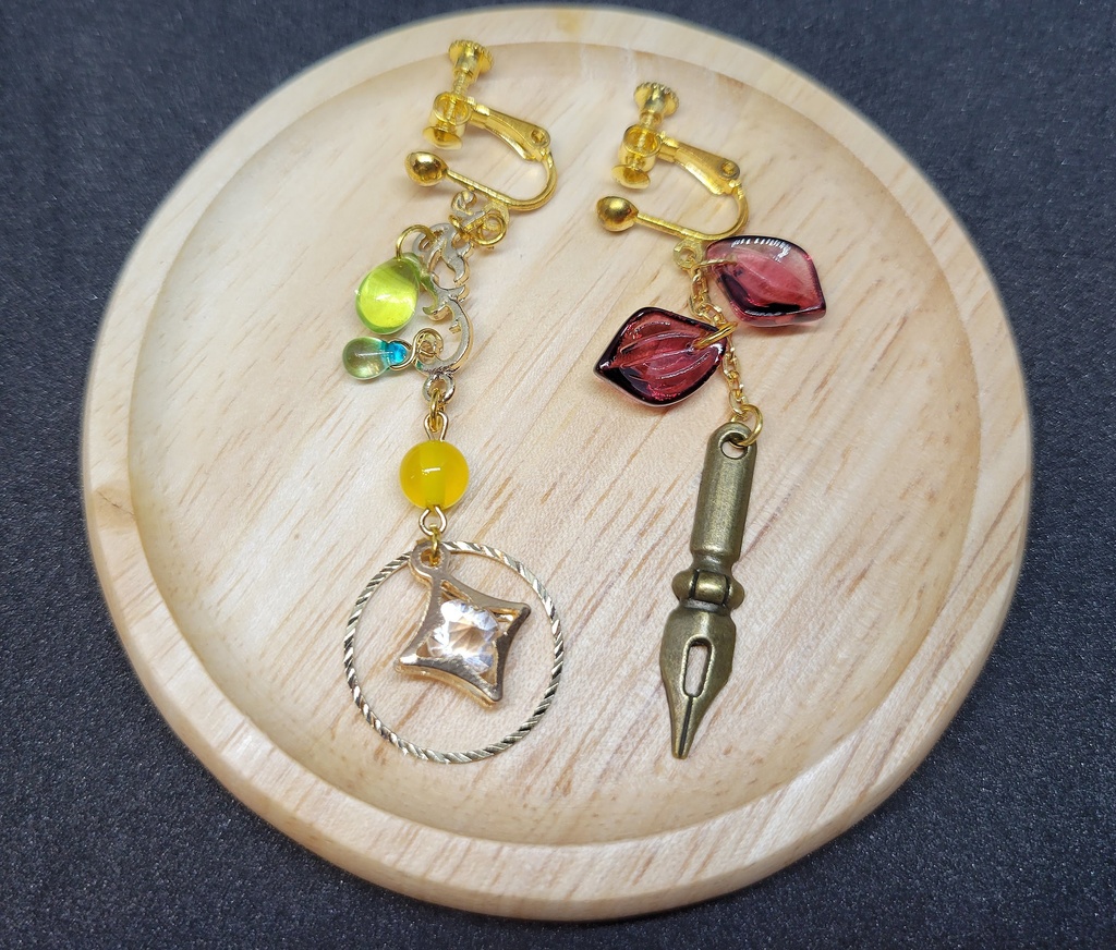 ヒプマイ フリングポッセ 飴村乱数 夢野幻太郎 有栖川帝統イメージ ピアス/イヤリング