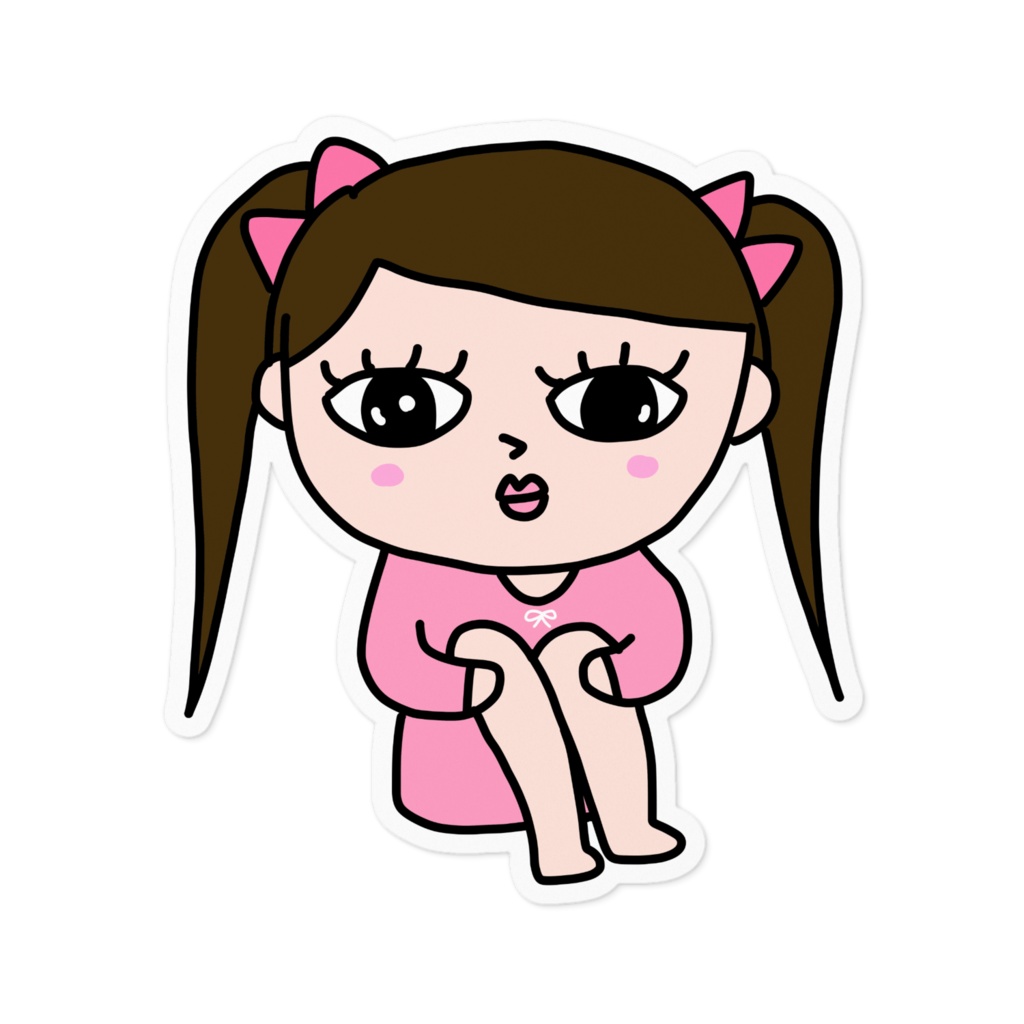 そのへんにいるぴえんステッカー!ちいさい