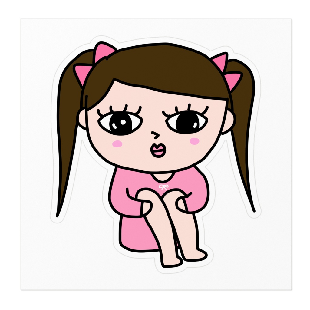 そのへんにいるぴえんステッカー!ちいさい