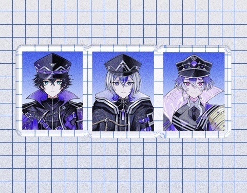 証写風キーホルダー