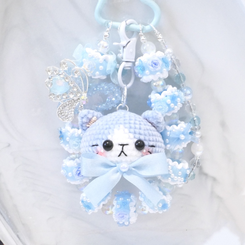 【5月3日 18時発売】ねこねこストラップ🐱🤍