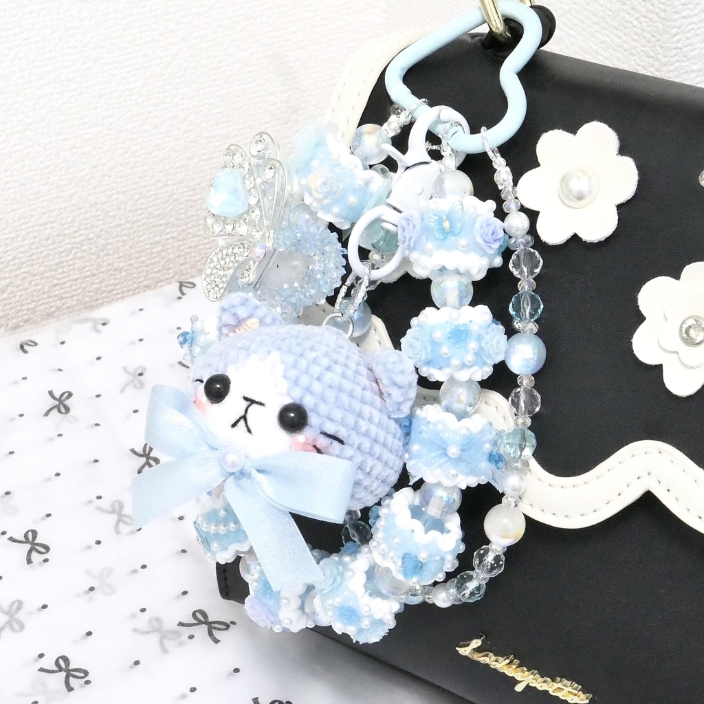 【5月3日 18時発売】ねこねこストラップ🐱🤍