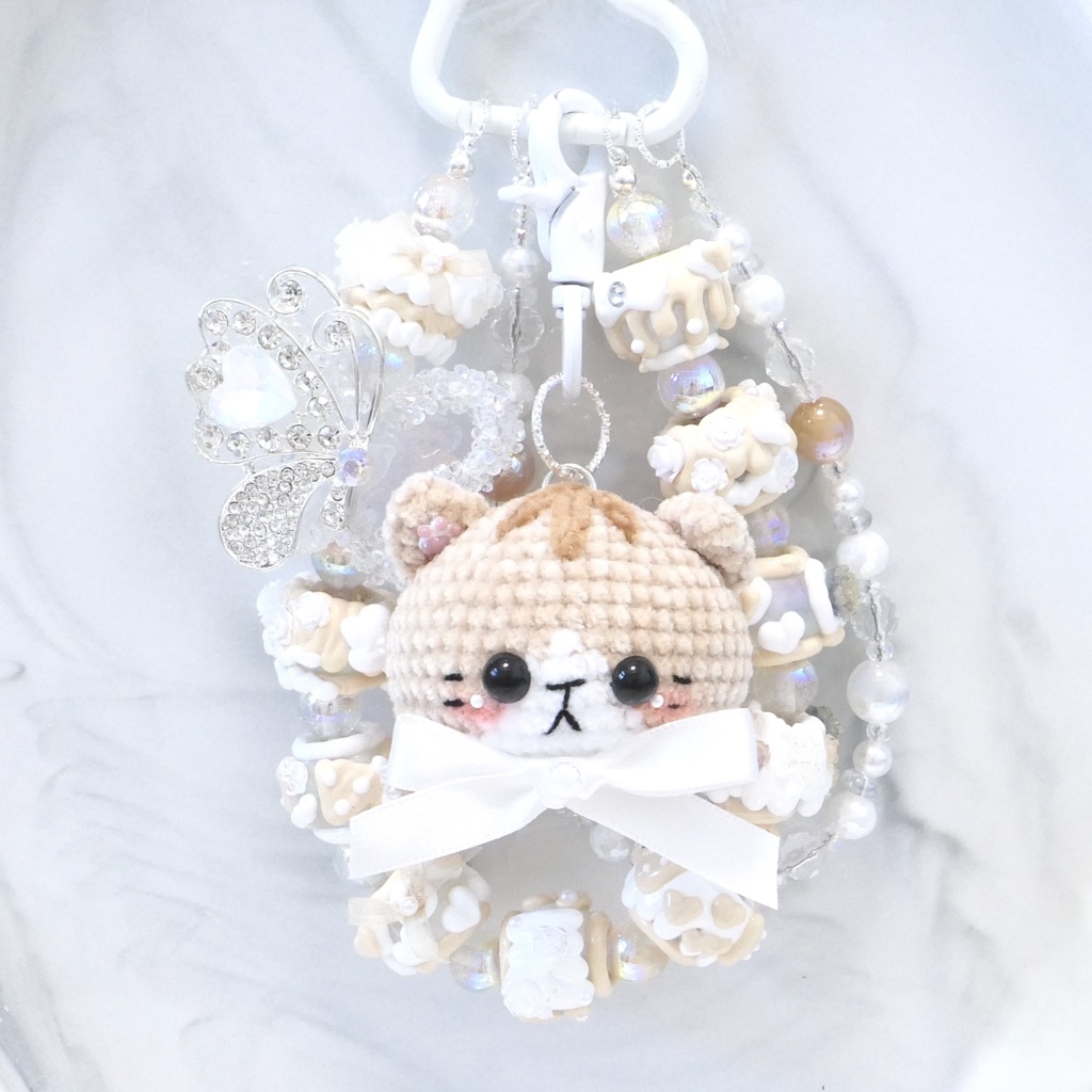 【5月3日 18時発売】ねこねこストラップ🐱🤍