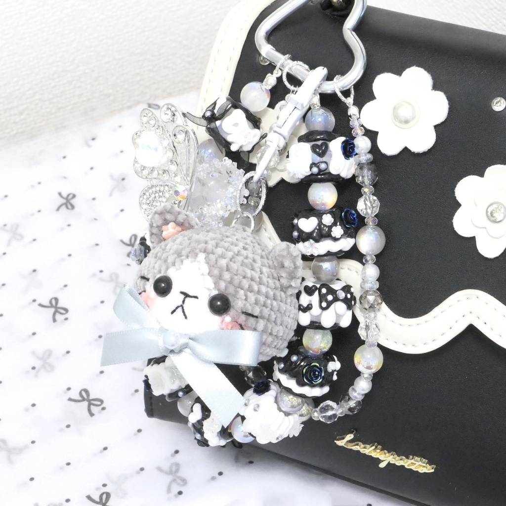 【5月3日 18時発売】ねこねこストラップ🐱🤍