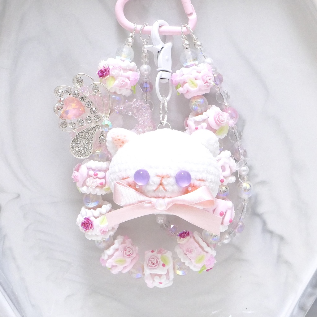 【5月3日 18時発売】ねこねこストラップ🐱🤍