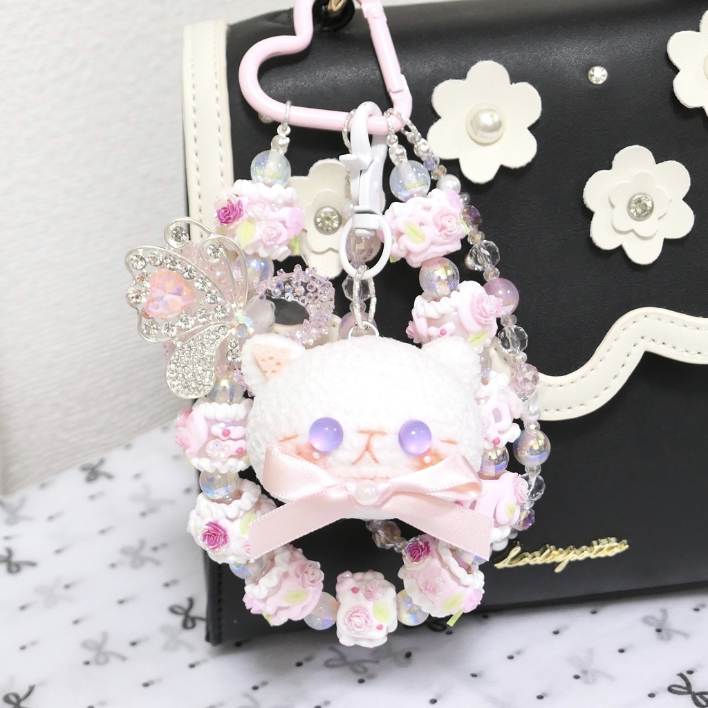 【5月3日 18時発売】ねこねこストラップ🐱🤍