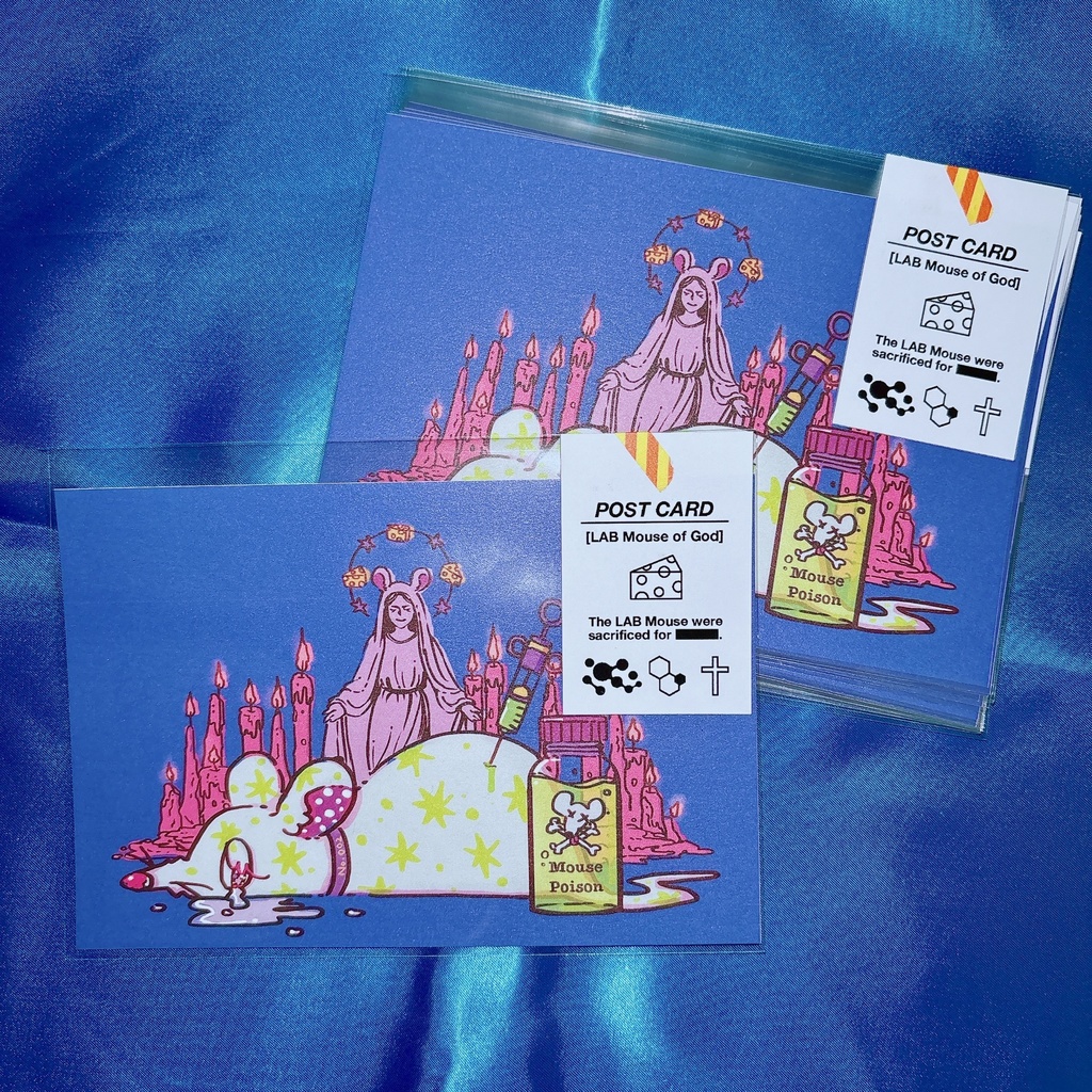 POST CARD【LAB Mouse of God】