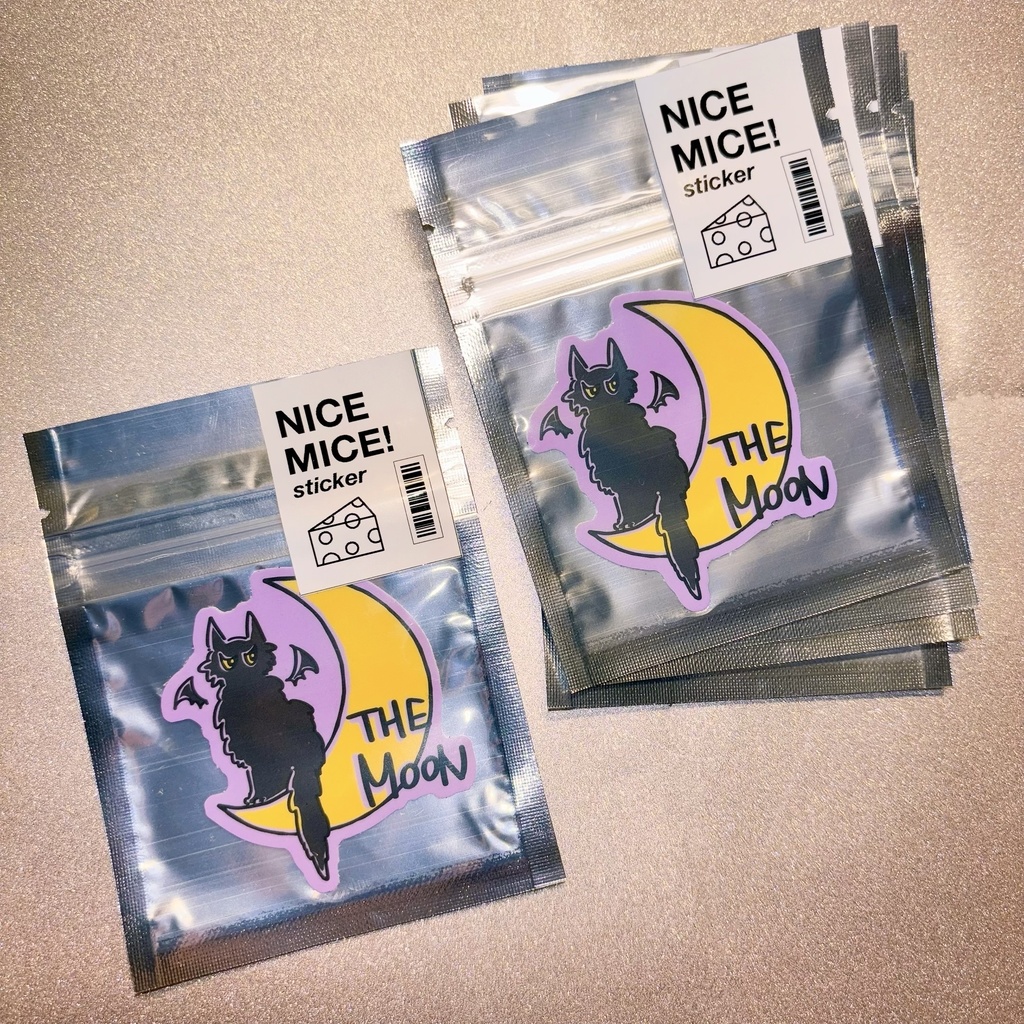 THE MOON sticker