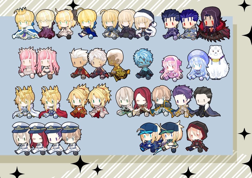 ◆アクリルチャーム◆Fate ver.2