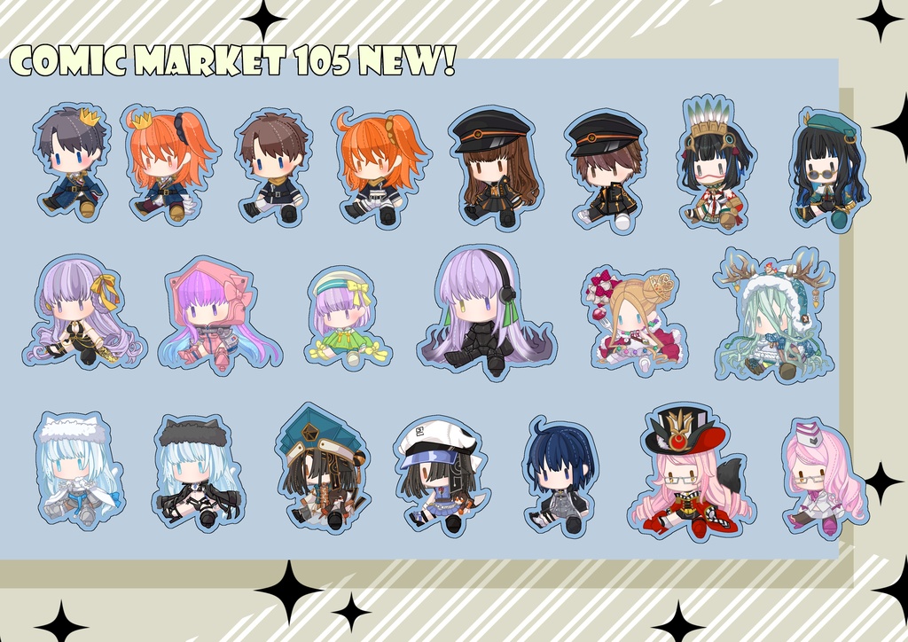 アクリルチャーム　FateVer.C105