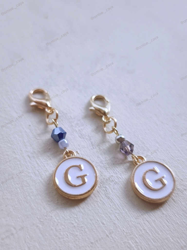 ファスナーチャーム【G】※シンプル丸カン