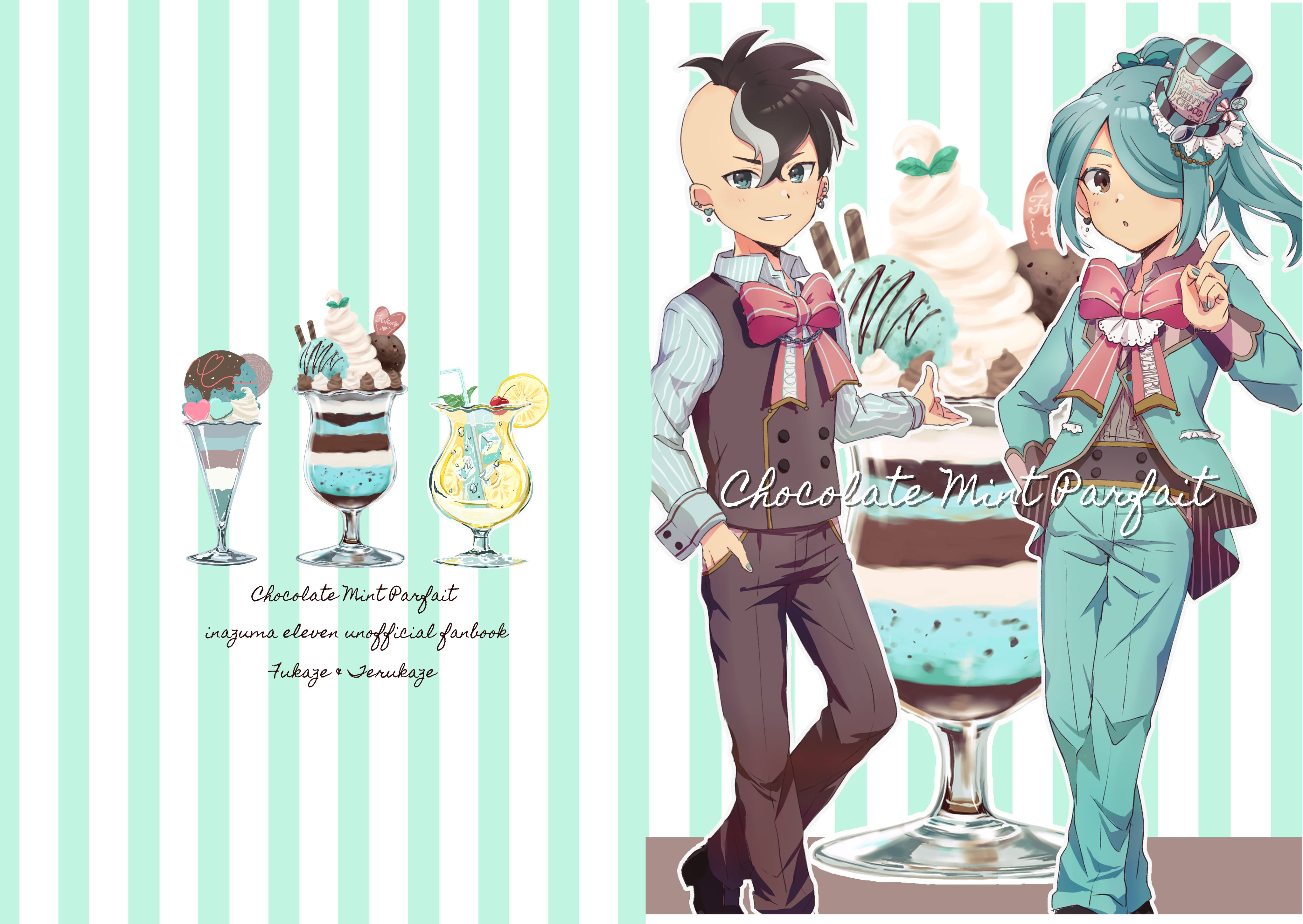 chocolate mint parfait