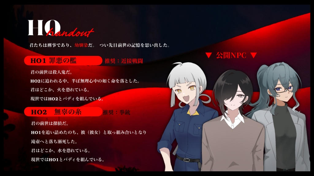 CoCシナリオ『Scarlet Revival』