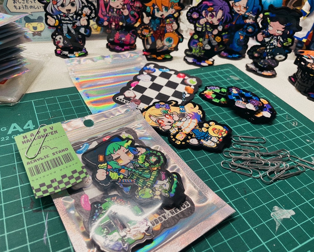 【カラフル×ハロウィン】ミニアクリルスタンド