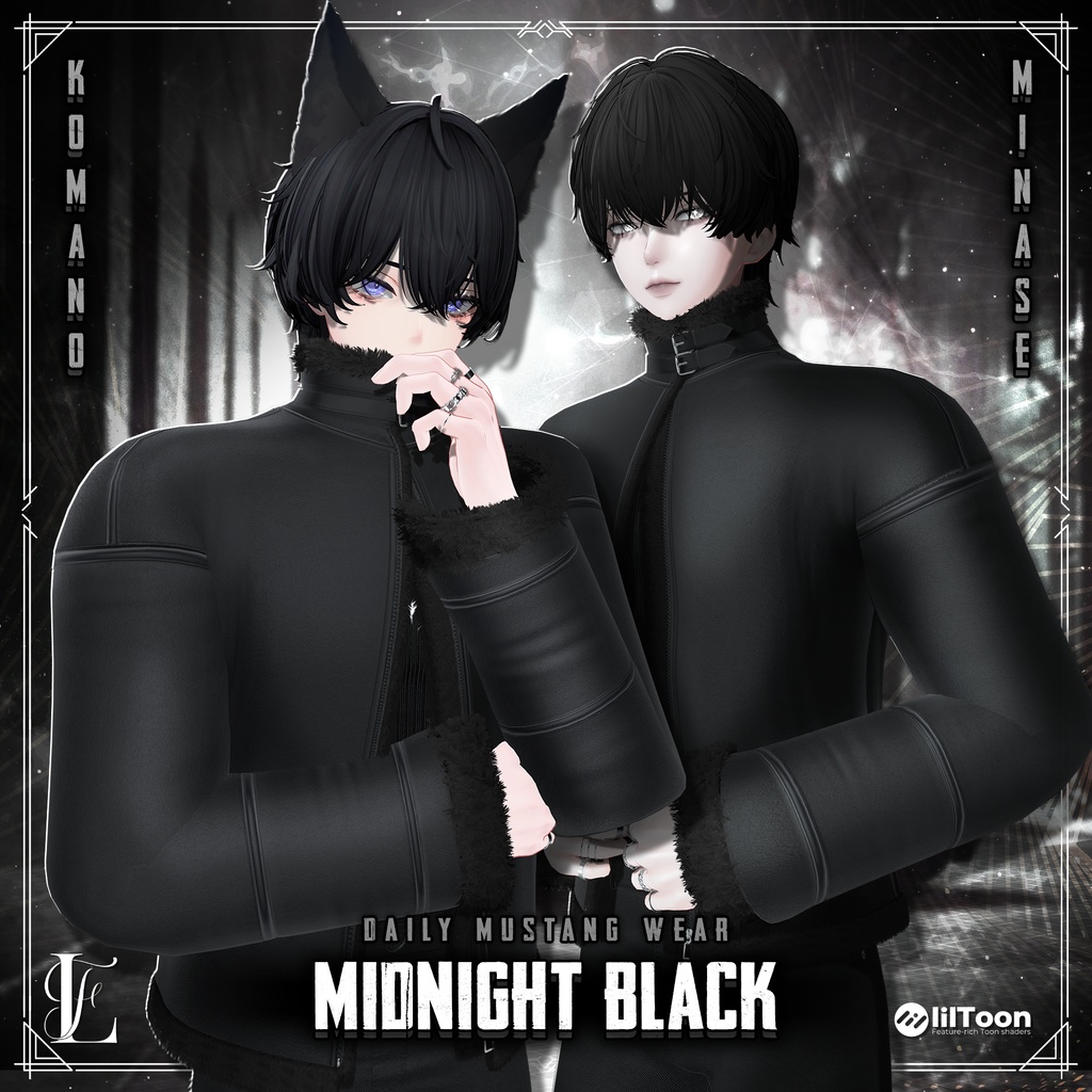 [水瀬 / 狛乃] Midnight Black Wear