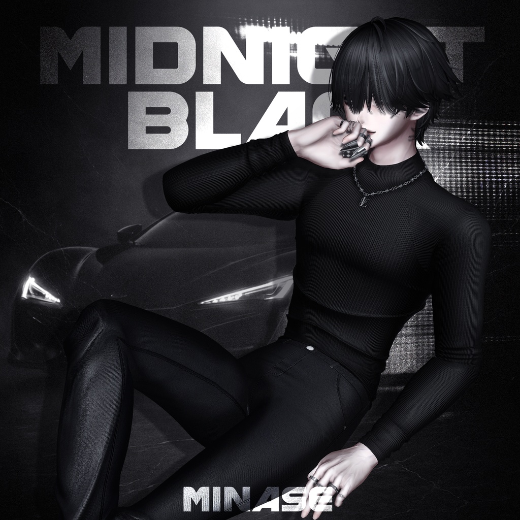 水瀬 / 狛乃 / 斑霞] Midnight Black Wear [V2] - LAZYFOX - BOOTH