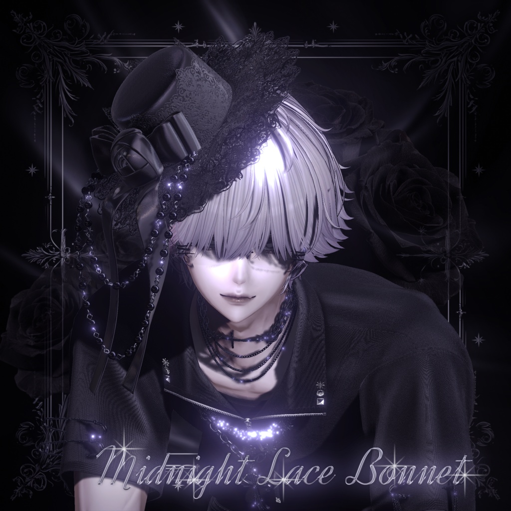 [ALL]Midnight Lace Bonnet