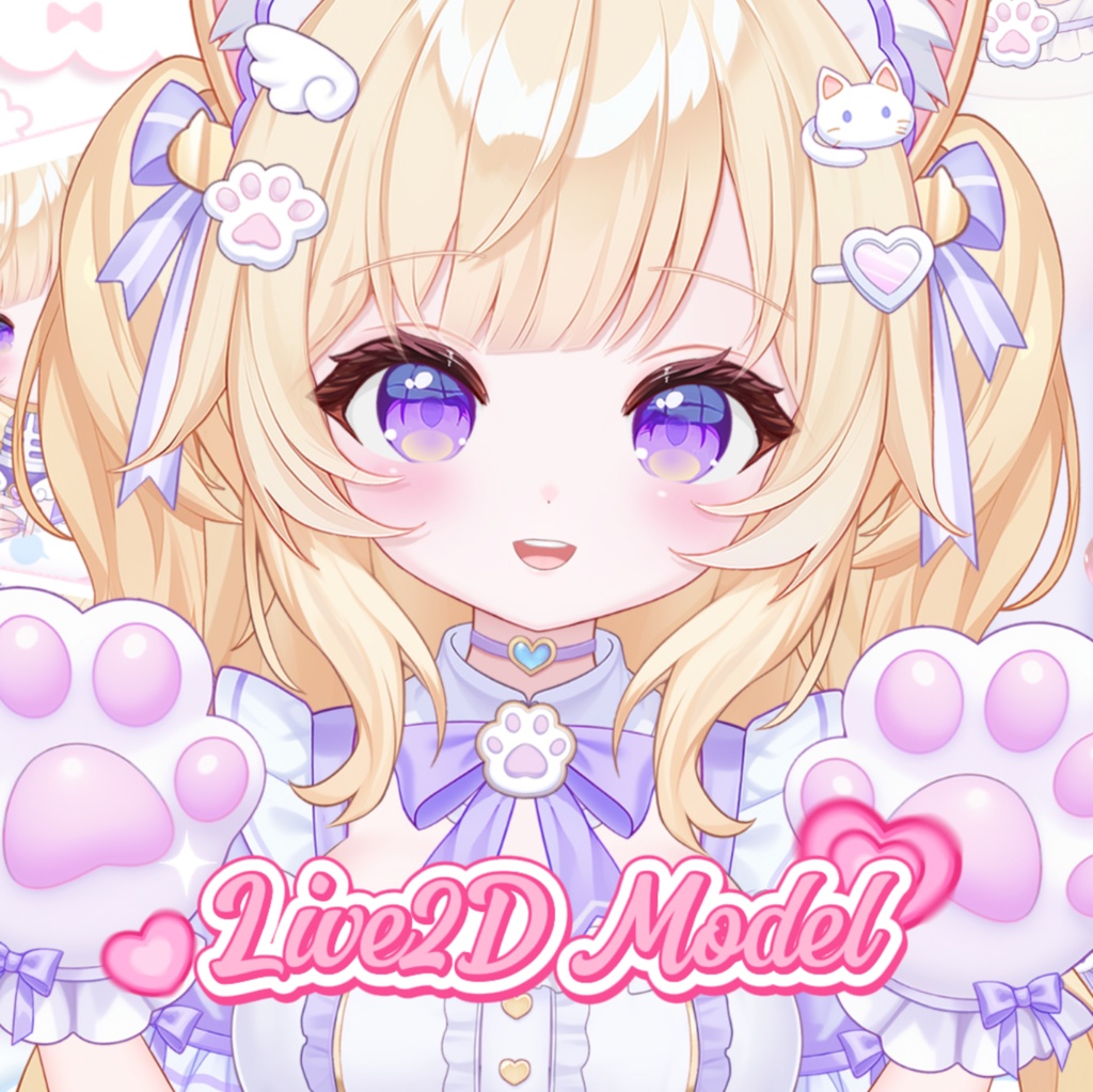 【限定一点】Cute cat girl【Live2Dモデル】