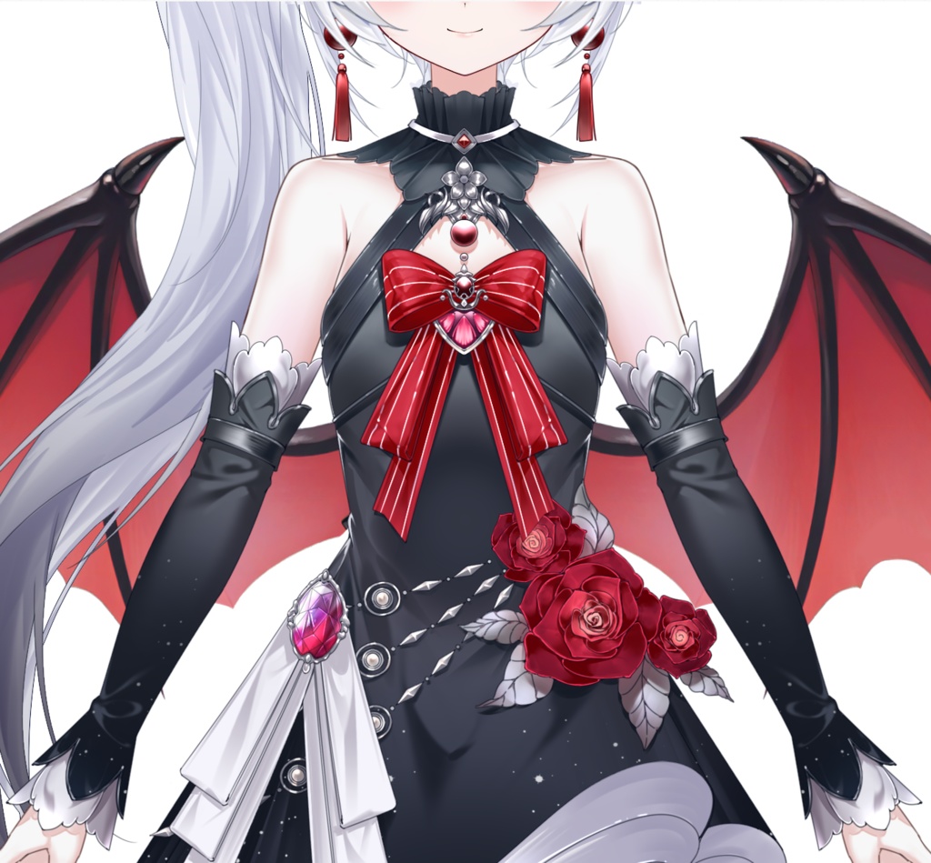 【限定一点】Silver Devil Girl【Live2D 立ち絵 psd】