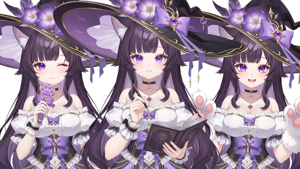 【限定一点】Violet magical girl【Live2Dモデル | vts|vtuber】