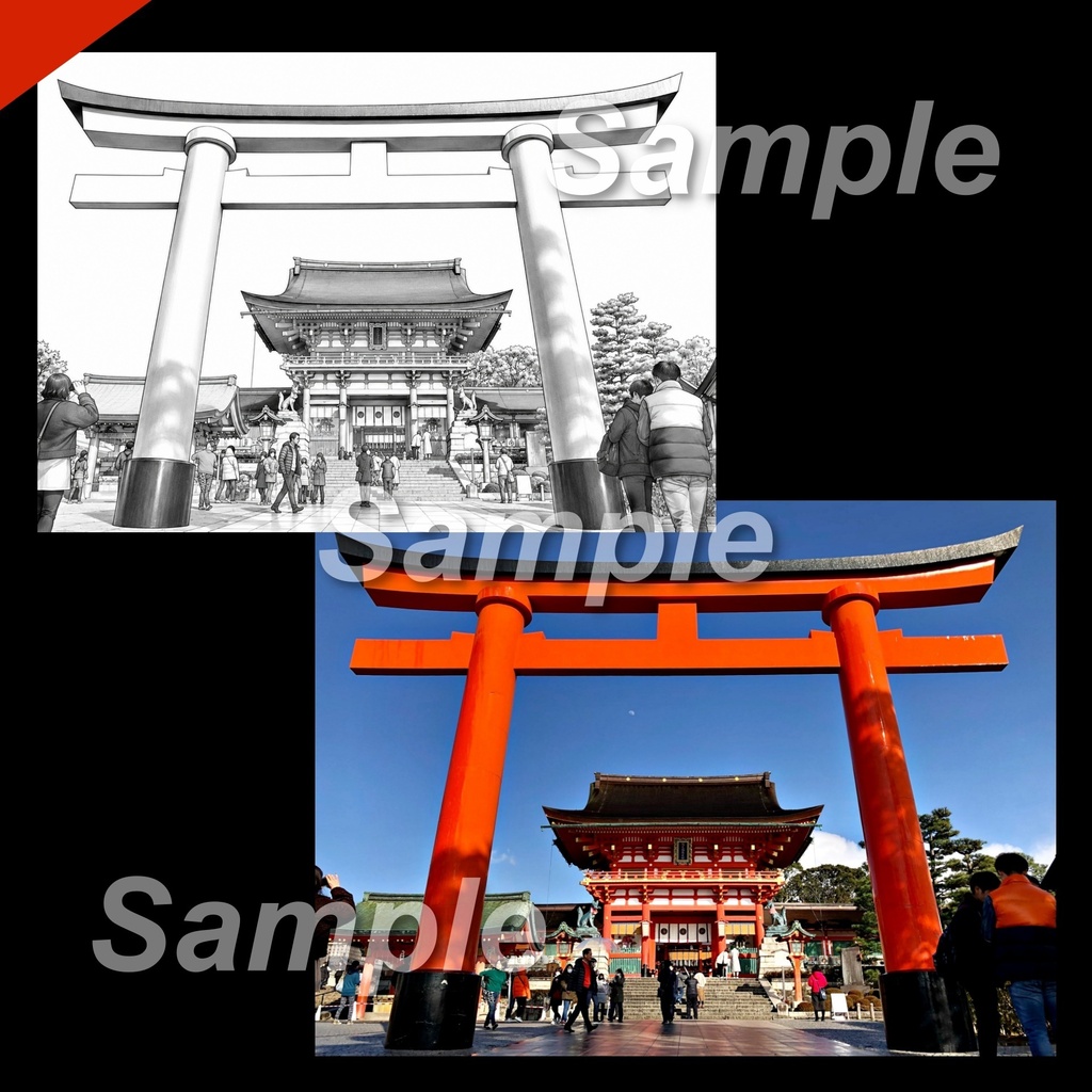 Japan Moments Vol.1|Japanese Healing Adult Coloring Pages|大人の癒し塗り