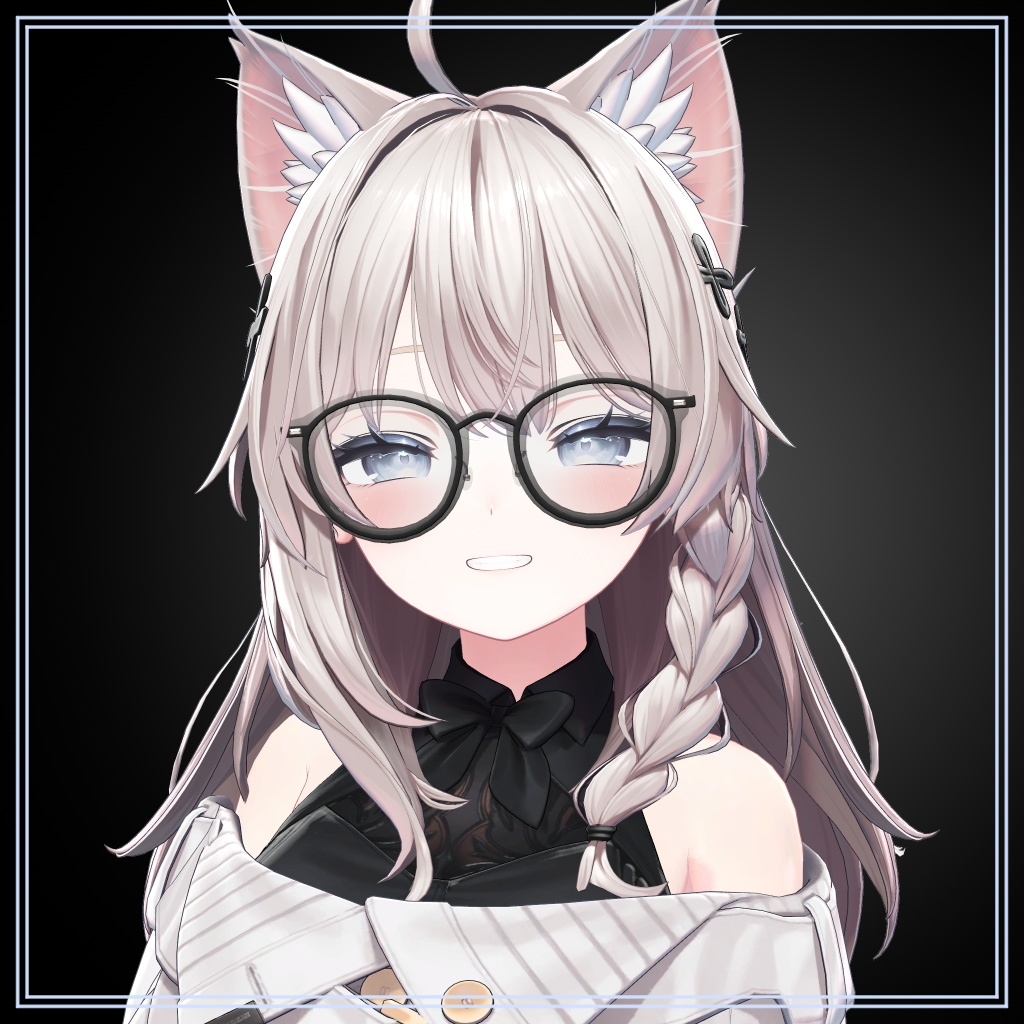 Dual Frame Glasses【調整用シェイプキー付き】