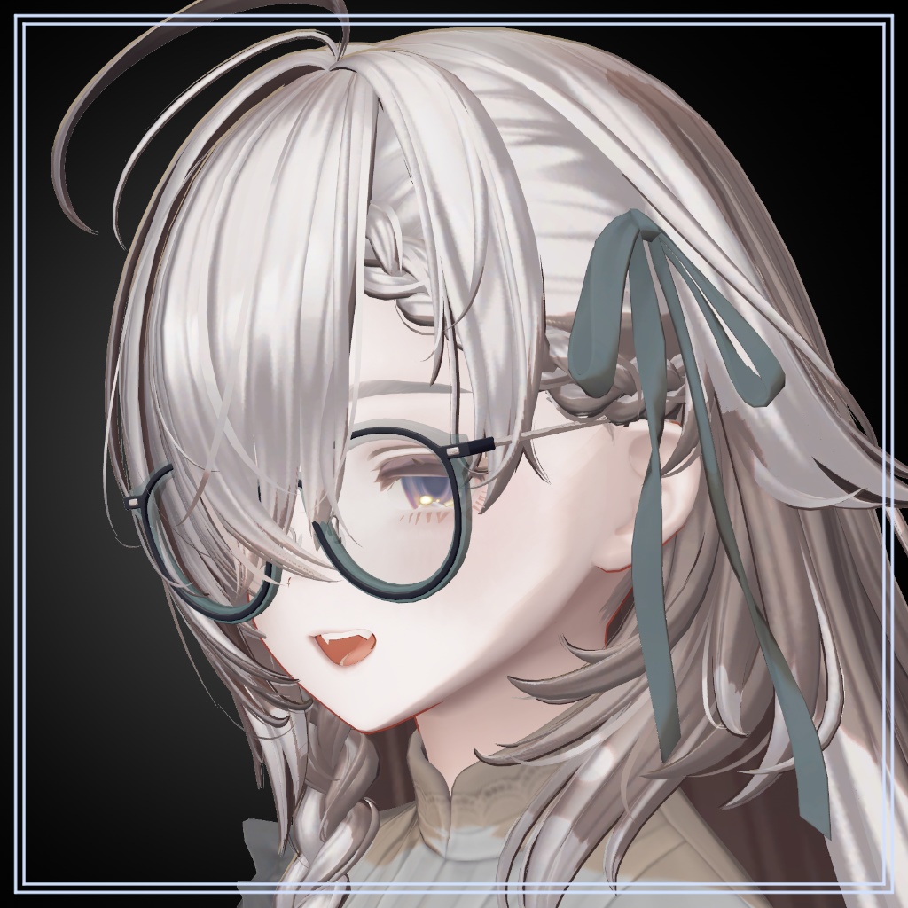 Dual Frame Glasses【調整用シェイプキー付き】