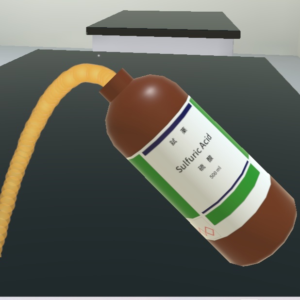 【VRCワールドギミック】お砂糖と硫酸!【無料】