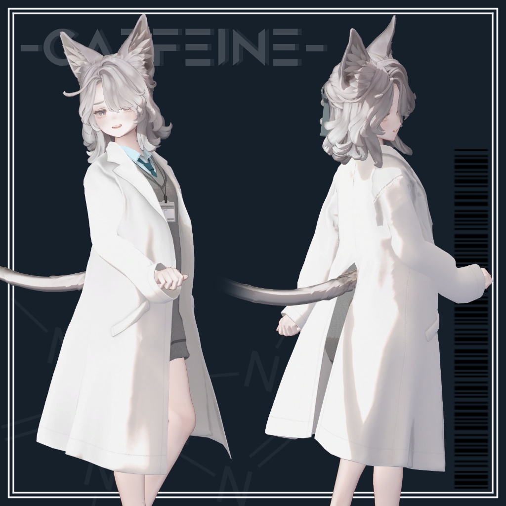 【マリシア対応】-CAFFEINE-【白衣+ニット】