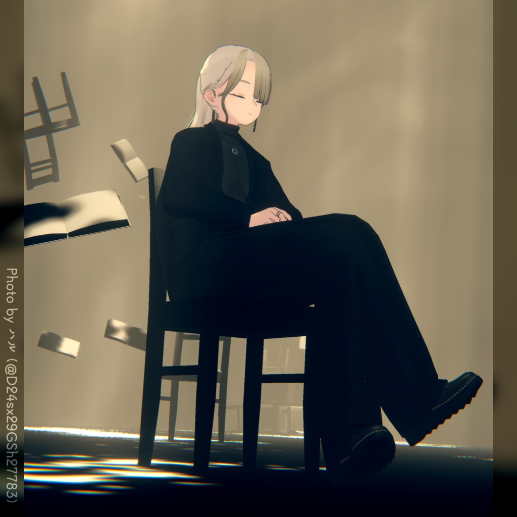 【3D衣装】Graphite【3アバター対応】