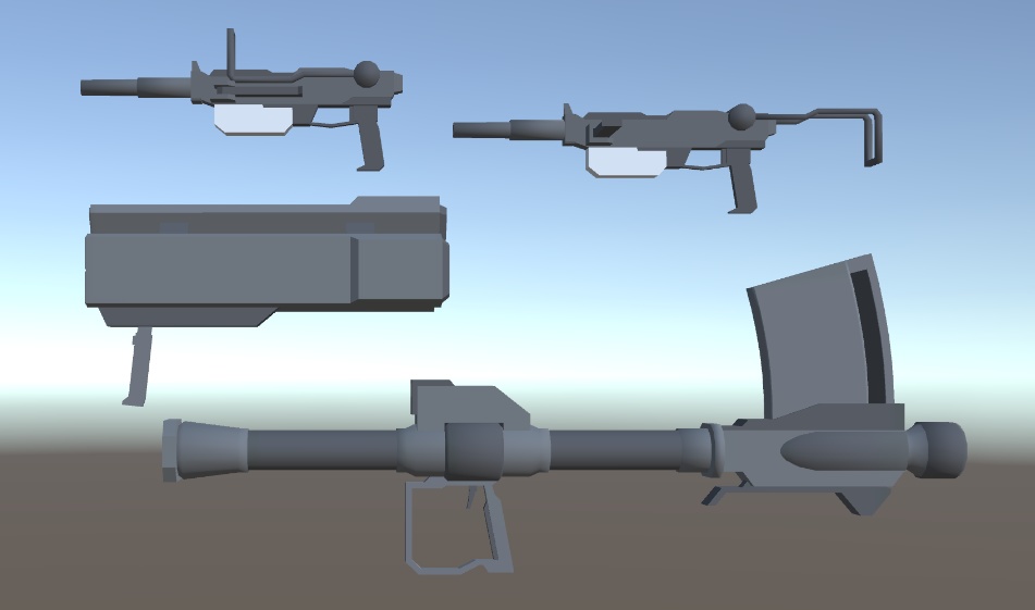 【無料/お布施】嵐の中で輝くアニメの武器セット(連邦その1)