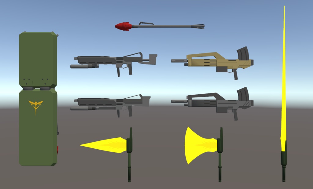 【無料/お布施】君だけが望むアニメの武器セット（ネオジ〇ン）