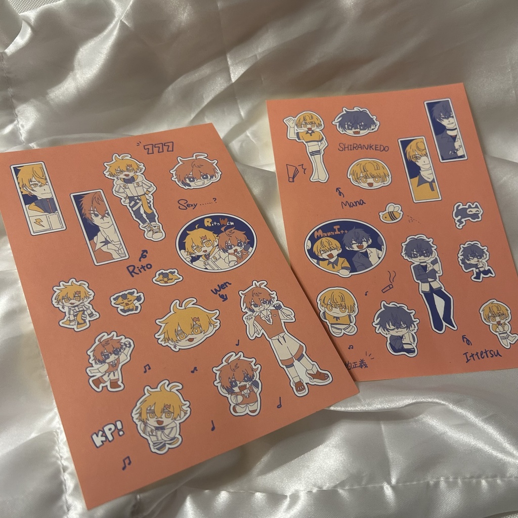 ハーフカットシールセット