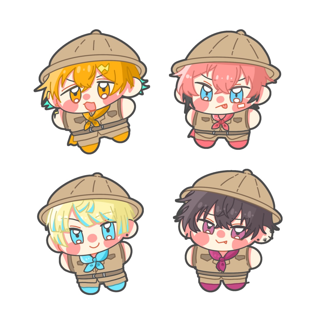 オリエンスステッカーセット8枚入り