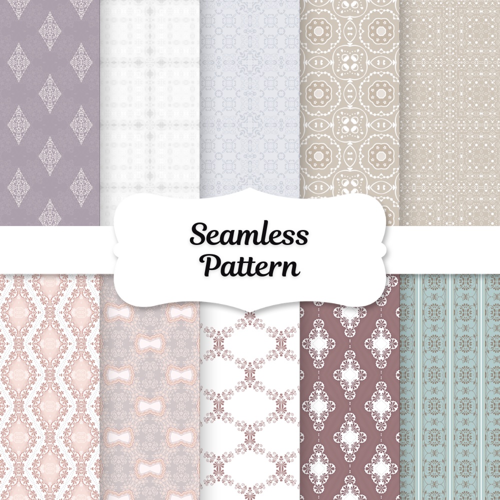 シームレスパターン素材 10枚【タイル①】