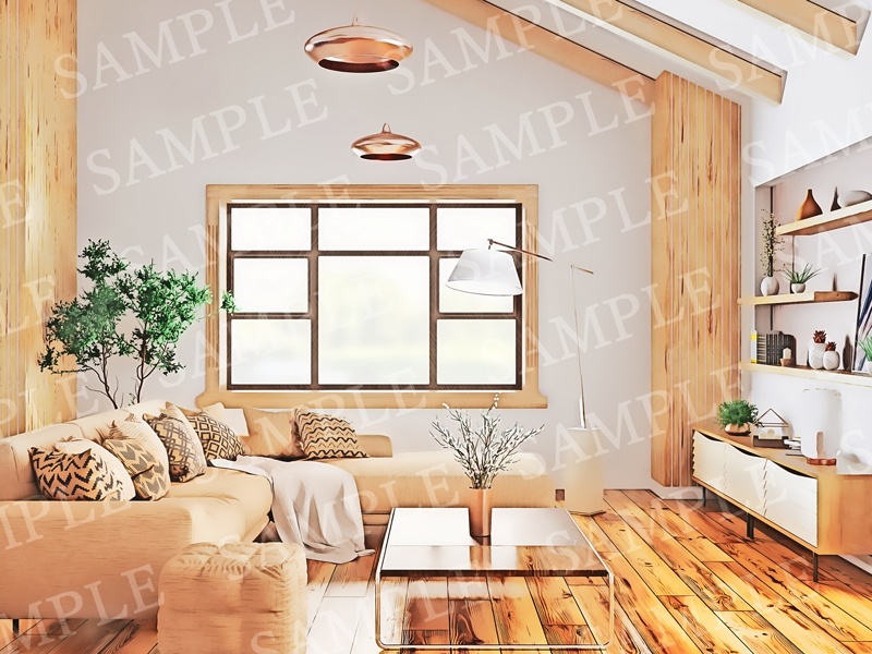 背景イラスト素材【室内①】